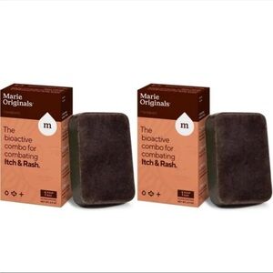 2x Marie Originals Natural Itch Relief Bar Soap Bites Soothes Itchy Skin New